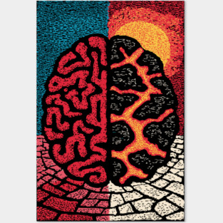 The Barren Mind | A Creative Block Metaphor Posters and Art