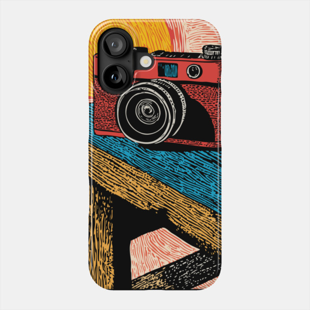 Rustic Vintage Camera | Boho Photography Art Phone Case by TuncGK