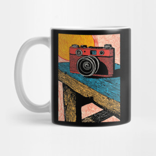 Rustic Vintage Camera | Boho Photography Art Mug