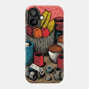 Bountiful Harvest Cornucopia | Autumn Thanksgiving Art Phone Case