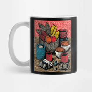 Bountiful Harvest Cornucopia | Autumn Thanksgiving Art Mug