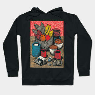 Bountiful Harvest Cornucopia | Autumn Thanksgiving Art Hoodie