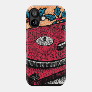 Red Vinyl Turntable | For the Record Collector Phone Case