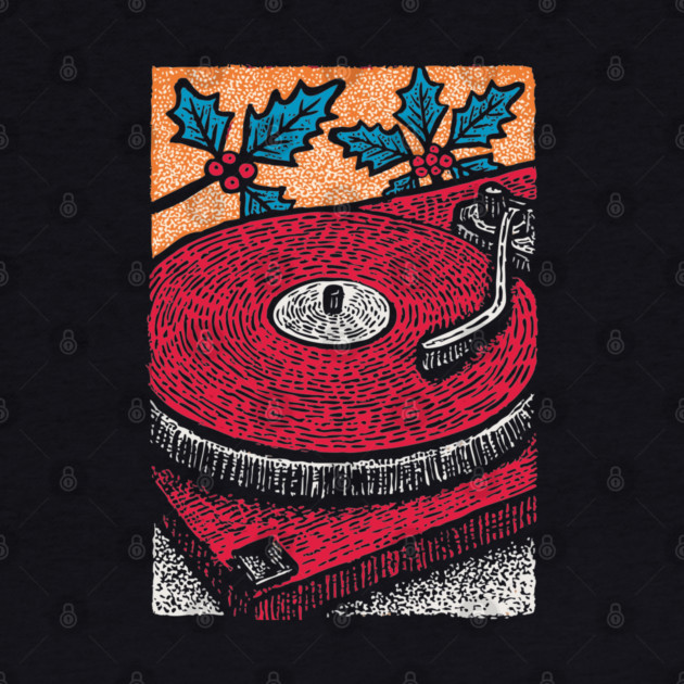 Red Vinyl Turntable | For the Record Collector by TuncGK