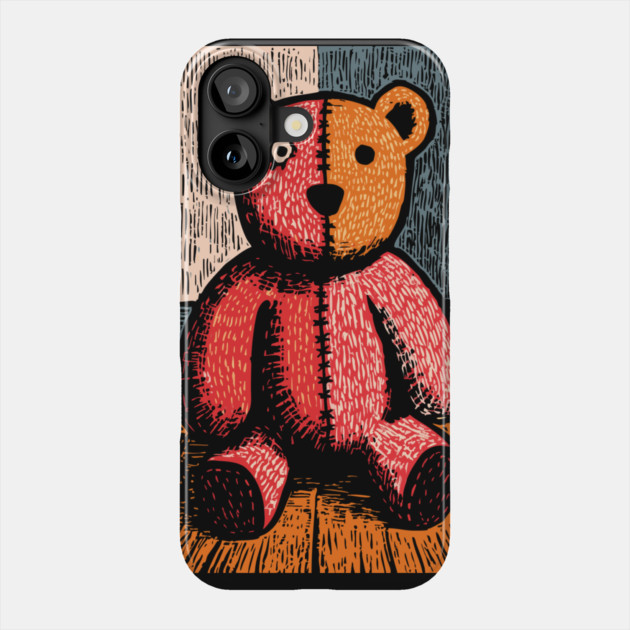 Classic Teddy Bear | A Nostalgic Childhood Toy Phone Case by TuncGK