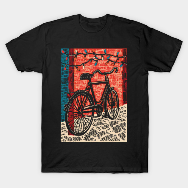 Vintage City Bicycle | An Urban Commuter's Ride T-Shirt by TuncGK