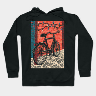 Vintage City Bicycle | An Urban Commuter's Ride Hoodie