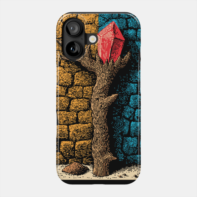 Magic Healing Crystal | A Witchy Nature Talisman Phone Case by TuncGK