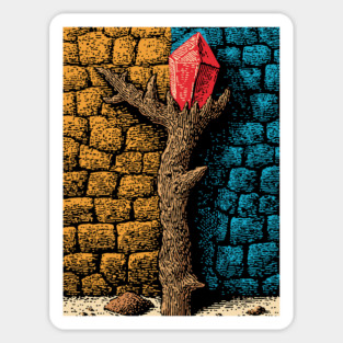 Magic Healing Crystal | A Witchy Nature Talisman Magnet