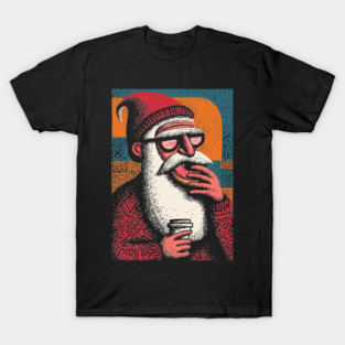 Cool Hipster Santa | A Modern Christmas Vibe T-Shirt