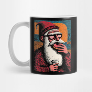 Cool Hipster Santa | A Modern Christmas Vibe Mug