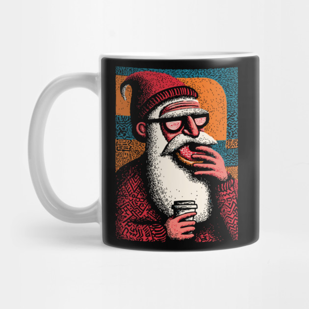 Cool Hipster Santa | A Modern Christmas Vibe by TuncGK