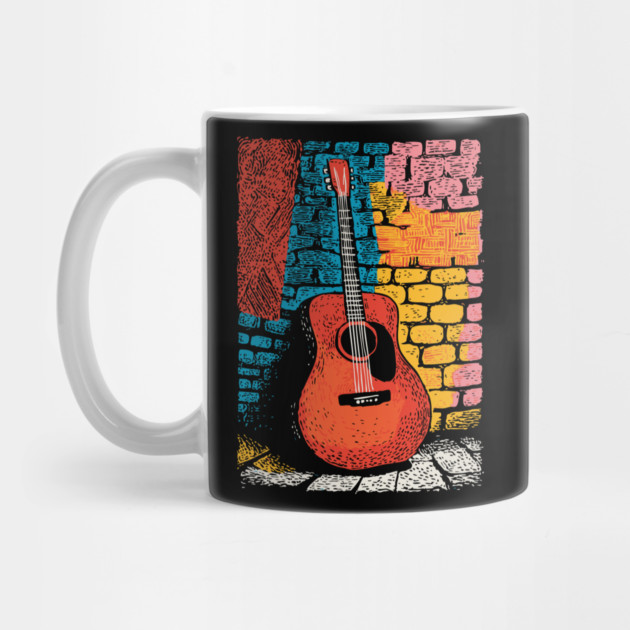 Acoustic Guitar Art | The Folk Singer's Companion by TuncGK