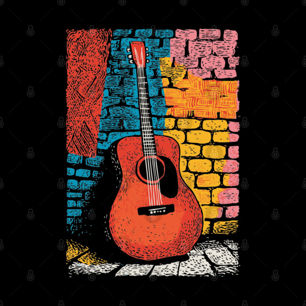 Acoustic Guitar Art | The Folk Singer's Companion by TuncGK