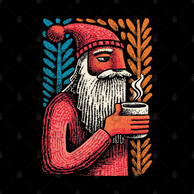 Cool Santa Coffee Break | Funny Christmas Santa by TuncGK