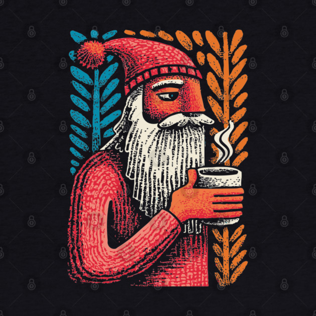 Cool Santa Coffee Break | Funny Christmas Santa by TuncGK