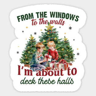 From The Windows To The Walls... Christmas Sticker