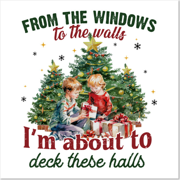 From The Windows To The Walls... Christmas Wall Art by Litehouse Tees