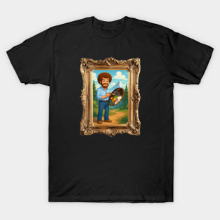 Bob Ross Gold Frame T-Shirt