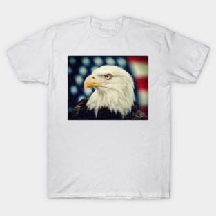Bald Eagle - Freedom and Power - Patriotic Symbol T-Shirt