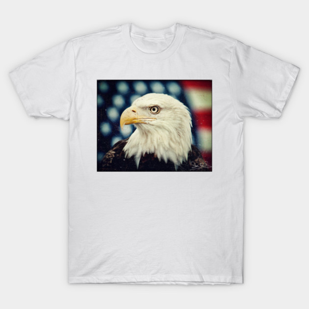 Bald Eagle - Freedom and Power - Patriotic Symbol T-Shirt by Art2Wear