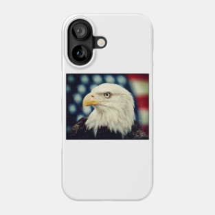 Bald Eagle - Freedom and Power - Patriotic Symbol Phone Case