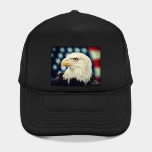 Bald Eagle - Freedom and Power - Patriotic Symbol Hat