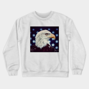 Eagle Symbol of Freedom, Majestic Bird Image Crewneck Sweatshirt