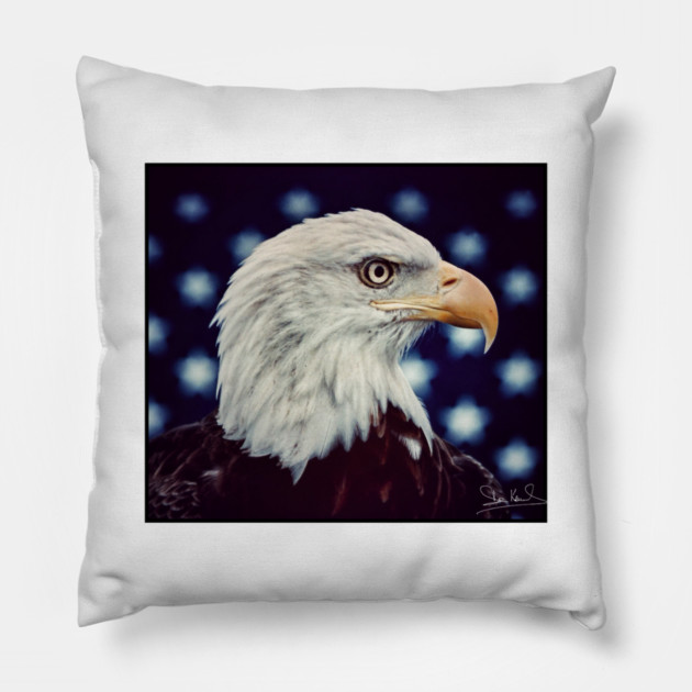 Eagle Symbol of Freedom, Majestic Bird Image Pillow by Art2Wear