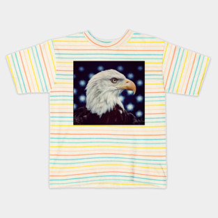 Eagle Symbol of Freedom, Majestic Bird Image Kids T-Shirt