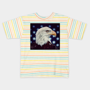 Eagle Symbol of Freedom, Majestic Bird Image Kids T-Shirt
