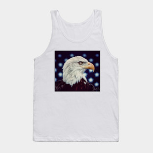 Eagle Symbol of Freedom, Majestic Bird Image Tank Top