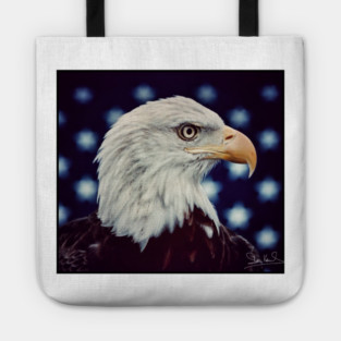 Eagle Symbol of Freedom, Majestic Bird Image Tote