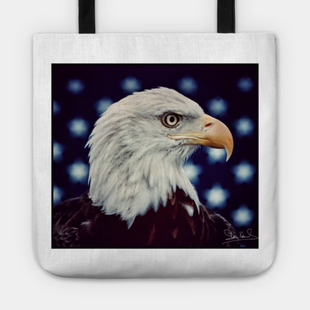Eagle Symbol of Freedom, Majestic Bird Image Tote by Art2Wear