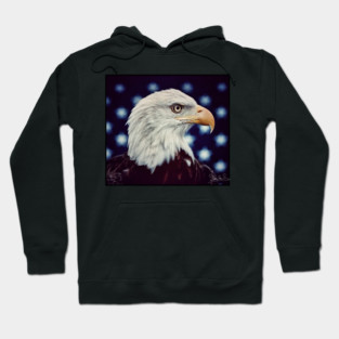 Eagle Symbol of Freedom, Majestic Bird Image Hoodie