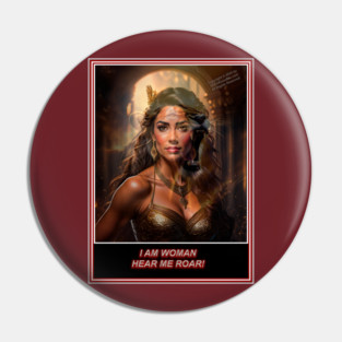 I AM WOMAN HEAR ME ROAR! Pin