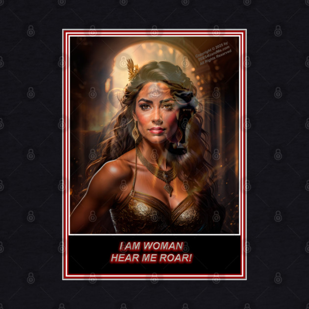 I AM WOMAN HEAR ME ROAR! by Erik's Store