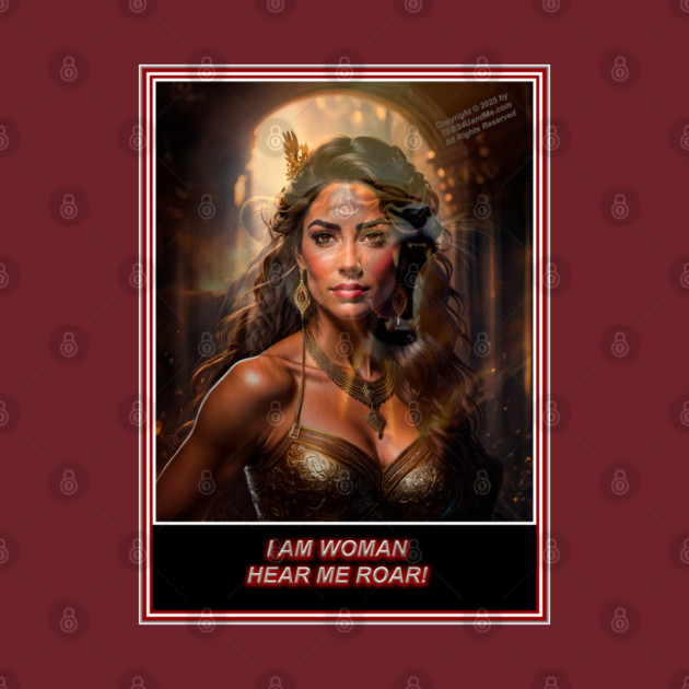 I AM WOMAN HEAR ME ROAR! by Erik's Store