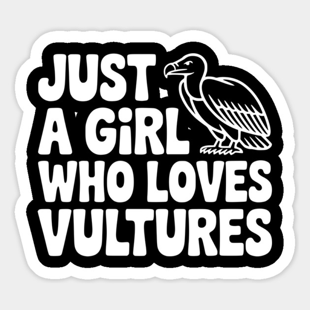 Just a Girl Who Loves Vultures Magnet by Frank Ring