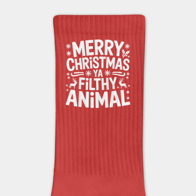 Merry Christmas Ya Filthy Animal by CreativeSage