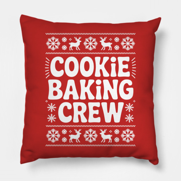 Cookie Baking Crew Pillow by CreativeSage