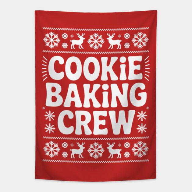 Cookie Baking Crew Tapestry by CreativeSage