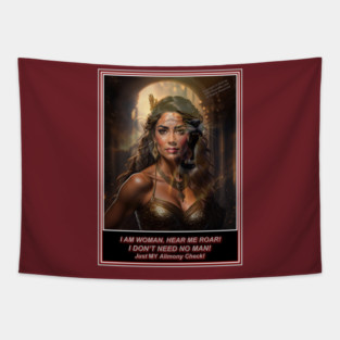 I DON'T NEED NO MAN - JUST MY AIMONY Tapestry