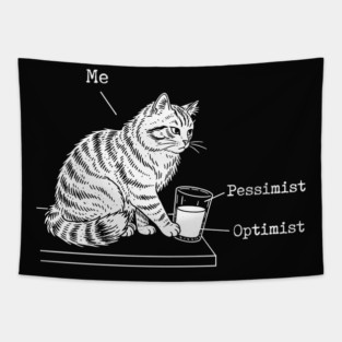 Optimist, Pessimist and Me Tapestry