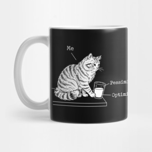 Optimist, Pessimist and Me Mug