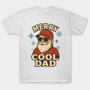 Merry Cool Dad Christmas Gift T-Shirt