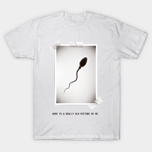 Here Is A Really Old Picture of Me T-Shirt by CreativeSage