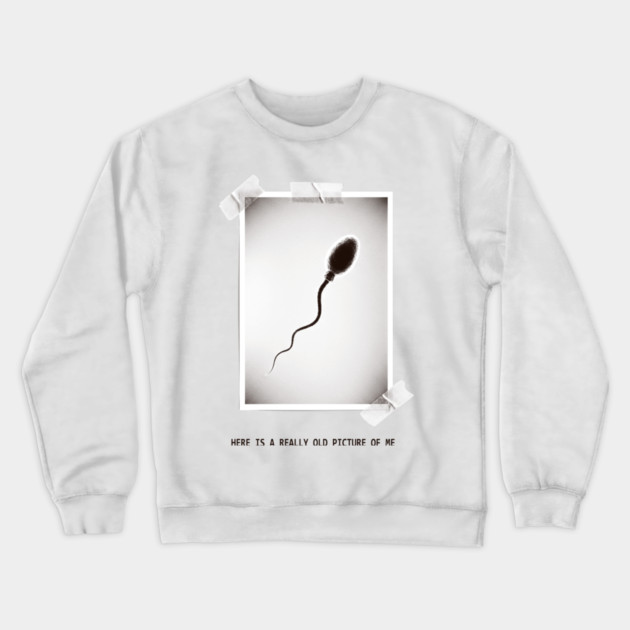 Here Is A Really Old Picture of Me Crewneck Sweatshirt by CreativeSage