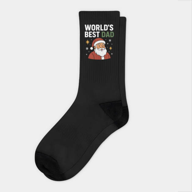 World's Best Dad Christmas Fatherhood Gift Socks by The Fatherhood Brand