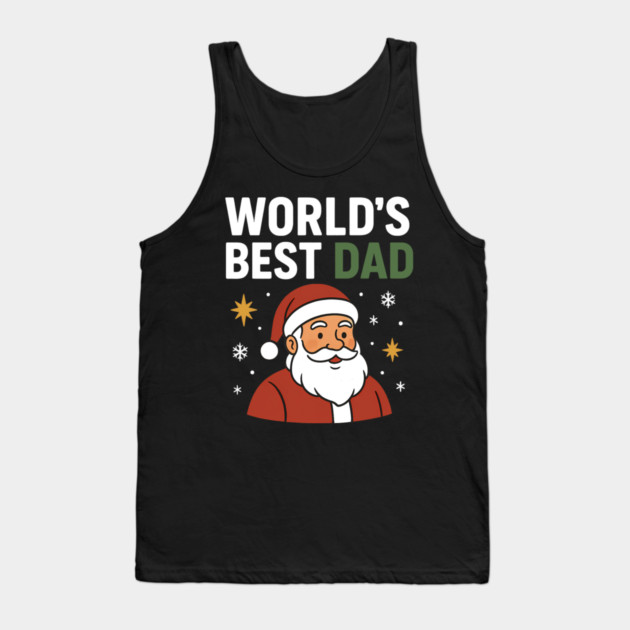 World's Best Dad Christmas Fatherhood Gift Tank Top by The Fatherhood Brand